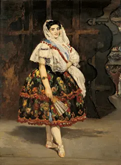 Shawl Prints: Lola from Valencia, by Edouard Manet