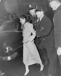Washington D Prints: Lolita Lebron (b. 1919), under arrest in the shooting of five congressmen in the House of Representatives on March 1