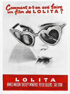 Posbyb Prints: LOLITA, Sue Lyon on French poster art, 1962