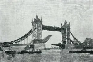 Panorama Prints: London. Inauguration of Tower Bridge on June 30