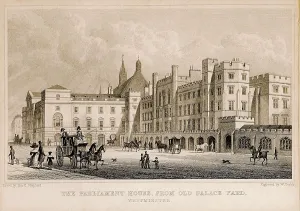 Londoners Prints: London. Parliament. Engraving. AISA/Everett Collection**US SALES ONLY**