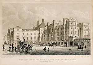 Londoners Prints: London. Parliament. Engraving. - J