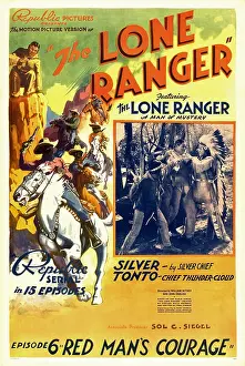 Lone Ranger Prints: THE LONE RANGER, Episode 6: Red Man's Courage, 1938