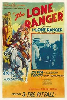 Horseback Prints: THE LONE RANGER, Lee Powell, (as The Lone Ranger)