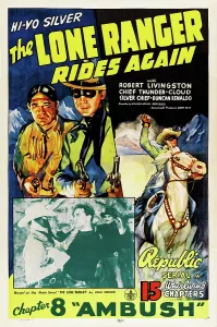Lone Ranger Prints: THE LONE RANGER RIDES AGAIN, US poster art