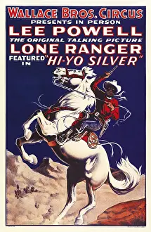 Lone Ranger Prints: THE LONE RANGER, special circus poster, 1938