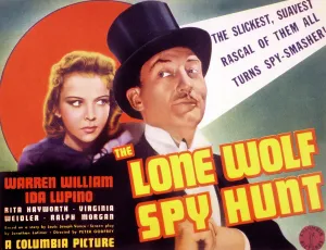 Debonaire Prints: THE LONE WOLF SPY HUNT, Ida Lupino, Warren William, 1939