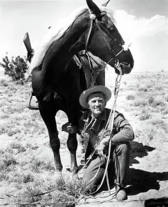 Denim Prints: LONELY ARE THE BRAVE, Kirk Douglas, 1962