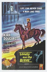 Horseback Prints: LONELY ARE THE BRAVE, US poster art, top left: Kirk Douglas, 1962