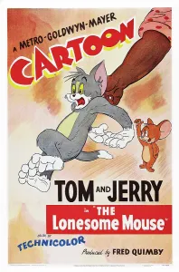 Animation Prints: THE LONESOME MOUSE, US poster art, from left: Tom and Jerry, 1943