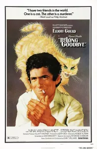 Crime Prints: THE LONG GOODBYE, US poster art, Elliott Gould, 1973