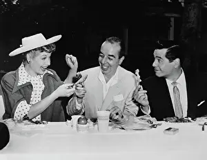 Arnaz Prints: THE LONG, LONG TRAILER, from left: Lucille Ball