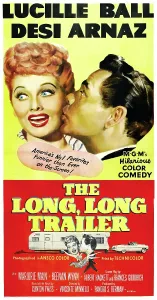 Red Hair Prints: THE LONG, LONG TRAILER, US poster art