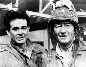 Whitman Prints: THE LONGEST DAY, from left, Stuart Whitman