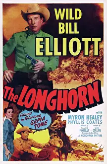 Images Dated 7th June 2014: THE LONGHORN, top: Wild Bill Elliott, bottom from left: Phyllis Coates, Bill Elliott, 1951