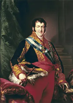 Ferdinand Vii Of Spain 1784 1833 Prints: LOPEZ Y PORTAnA, Vicente (1772-1850)
