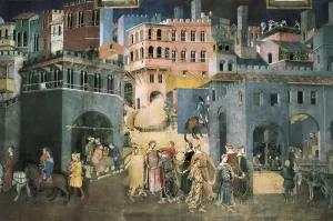 Childish Prints: LORENZETTI, Ambrogio (1285-1348)