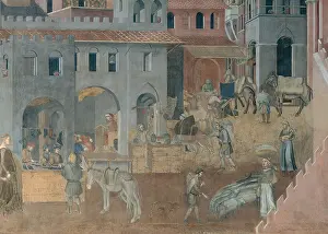 Trading Prints: Lorenzetti Ambrogio, The Effects of Good Government in the City