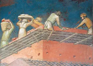 Masons Prints: Lorenzetti Ambrogio, The Effects of Good Government in the City