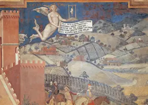 Siena Prints: Lorenzetti Ambrogio, The Effects of Good Government in the Country