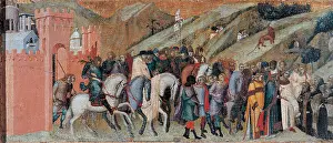 Siena Prints: Lorenzetti Pietro, Carmine Altarpiece