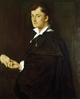 Sculptor Prints: Lorenzo Bartolini's Portrait (Portrait de Lorenzo Bartolini)