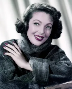 Red Lipstick Prints: Loretta Young, ca. late 1950s