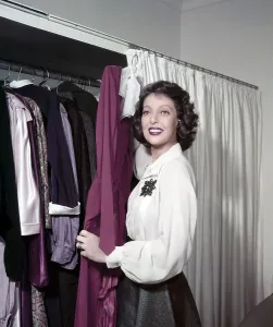1950s Candids Prints: Loretta Young, at home, 1958