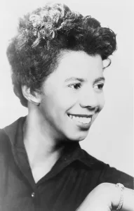 2008 Prints: Lorraine Hansberry (1930-1965) African American playwright wrote A RAISIN IN THE SUN (1959)