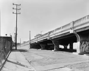 Images Dated 14th February 2008: Los Angeles, North Spring Street Bridge, California, photograph 1980s