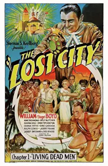 THE LOST CITY, US poster art, William Stage Boyd; Episode 1: Living Dead Men, 1935