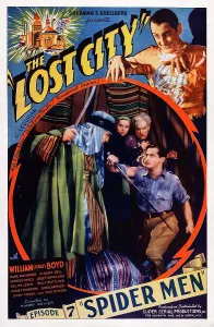 Turban Prints: THE LOST CITY, US poster art, William Stage Boyd; Episode 7: Spider Men, 1935