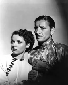 Mandarin Collar Prints: LOST HORIZON, from left, Jane Wyatt, Ronald Colman, 1937