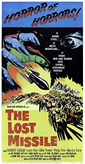 Images Dated 2nd May 2014: THE LOST MISSILE, US poster art, 1958