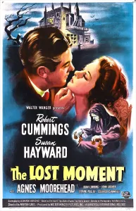 Shawl Prints: THE LOST MOMENT, US poster, from left: Robert Cummings