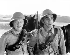 2018 Prints: THE LOST PATROL, from left: Billy Bevan, Boris Karloff, 1934