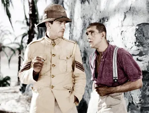 Mental Illness Prints: THE LOST PATROL, from left: Victor McLaglen, Boris Karloff, 1934