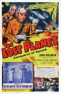 Judd Prints: THE LOST PLANET, US poster art