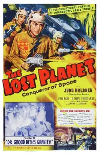 Judd Prints: THE LOST PLANET, US poster art