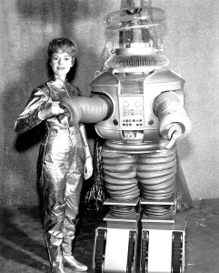 LOST IN SPACE, June Lockhart, Bob May (as the Robot), 1965-68