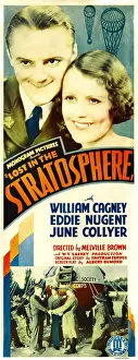 Parachute Prints: LOST IN THE STRATOSPHERE, from left: William Cagney, June Collyer, 1934
