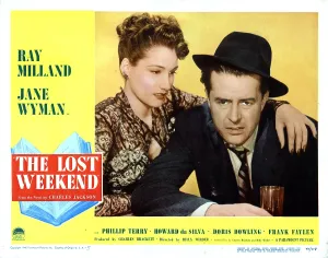 THE LOST WEEKEND, from left, Doris Dowling, Ray Milland, 1945