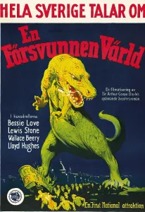 Swedish Prints: THE LOST WORLD, (aka EN FORSVUNNEN VARLD), Swedish poster art, 1925