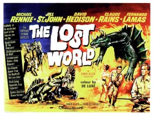 Monster Prints: THE LOST WORLD, poster art, 1960