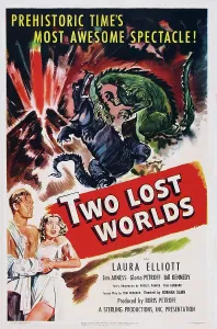 Elliott Prints: TWO LOST WORLDS, US poster, bottom from left: Bill Kennedy