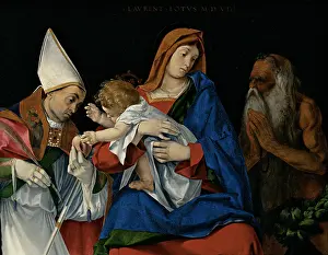 Togetherness Prints: Lotto Lorenzo, Holy Conversation (Madonna and Child)