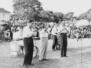 New Orleans Prints: Louis Armstrong (1901-1971), African American Jazz musician
