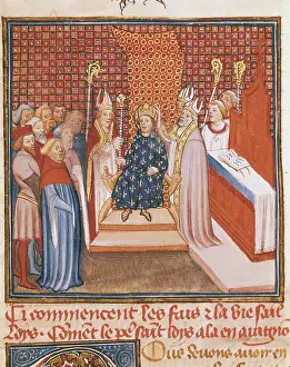Courtier Prints: LOUIS IX, Saint Louis, of France (1214-1270)