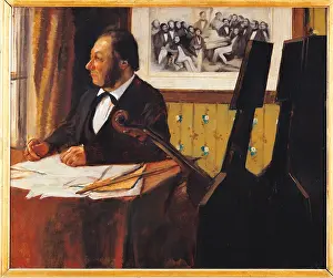 Cellist Prints: Louis Marie Pilet, cellist of the Orchestra at the Opra