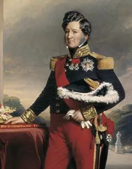 Military Dress Prints: Louis-Philippe (1773-1850). Last King of France (1830-1848)